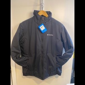 Black Medium men’s Columbia winter coat